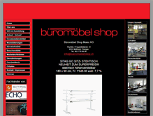 Tablet Screenshot of bueromoebelshop.ch